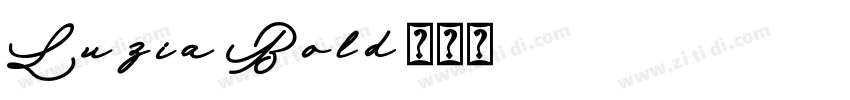 Luzia Bold字体转换